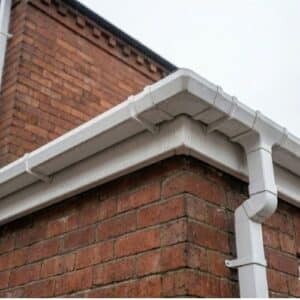 fixing leaking gutter